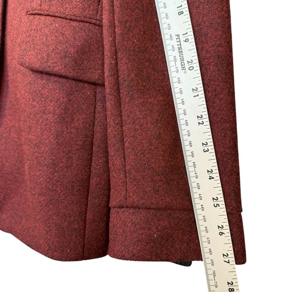 The Barn Classic Timeless Wool Jacket Skirt Set Brass Color Details Womens 36 - Picture 8 of 16